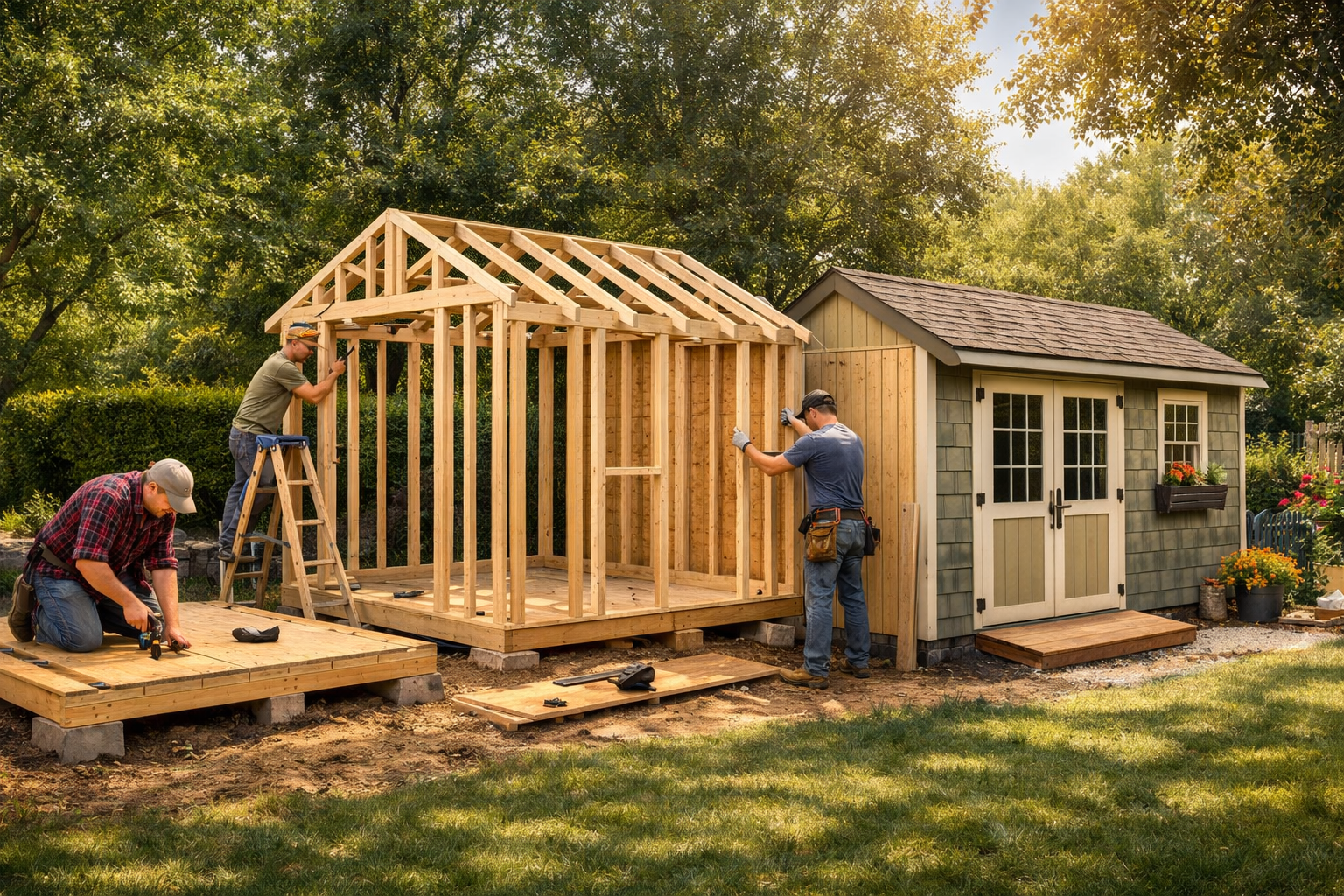 Steps to Build a Garden Shed From Scratch Guide