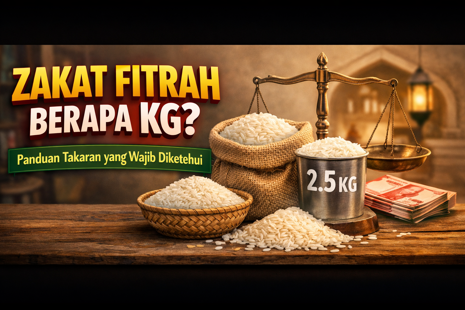 Zakat Fitrah Berapa Kg? Panduan Takaran yang Wajib Diketahui
