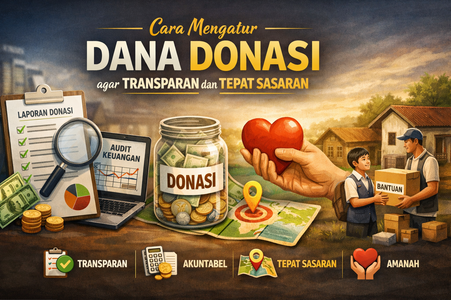 Cara Mengatur Dana Donasi agar Transparan dan Tepat Sasaran