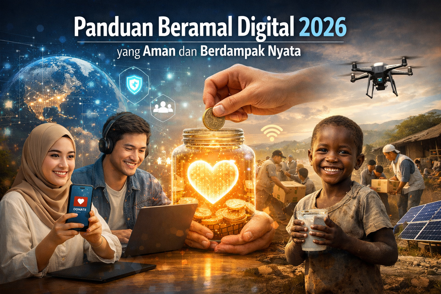 Panduan Beramal Digital 2026 yang Aman dan Berdampak Nyata