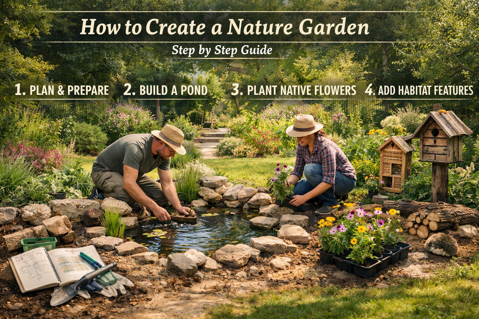 How to Create a Nature Garden Step by Step Guide
