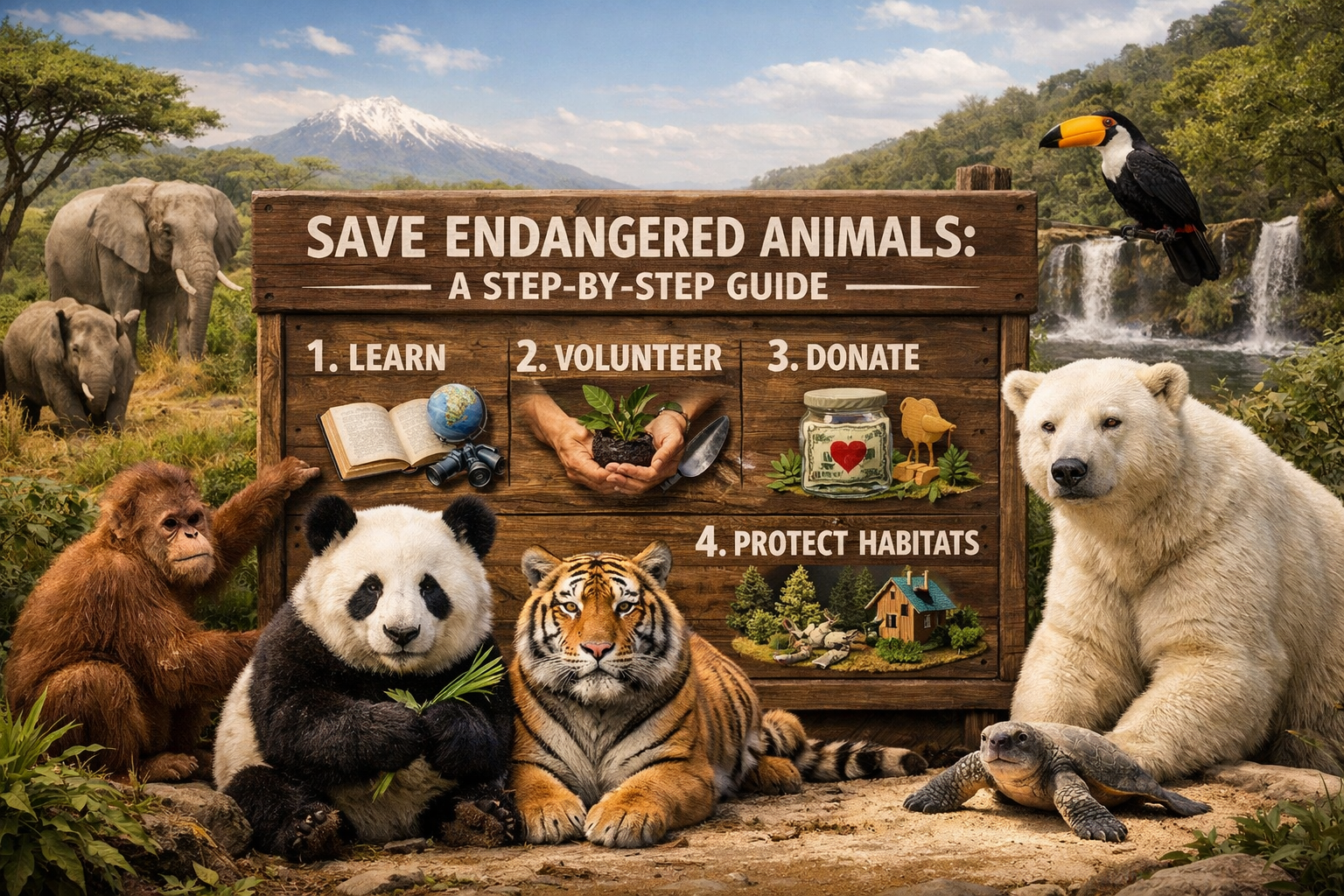 Save Endangered Animals: A Step-by-Step Guide