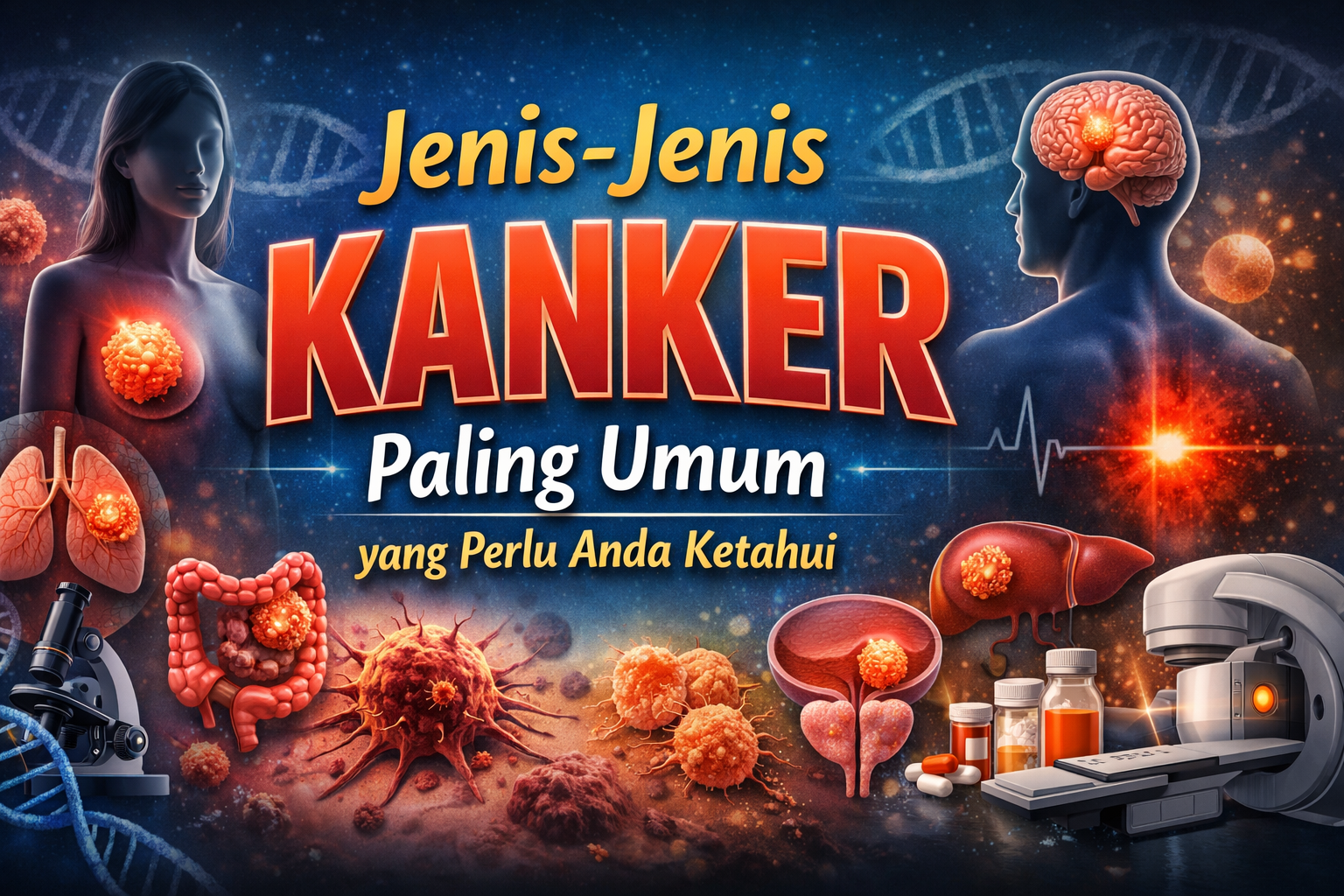 Jenis-Jenis Kanker Paling Umum yang Perlu Anda Ketahui
