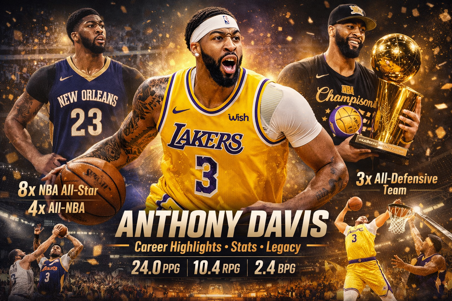 Anthony Davis: Career Highlights, Stats, and Legacy