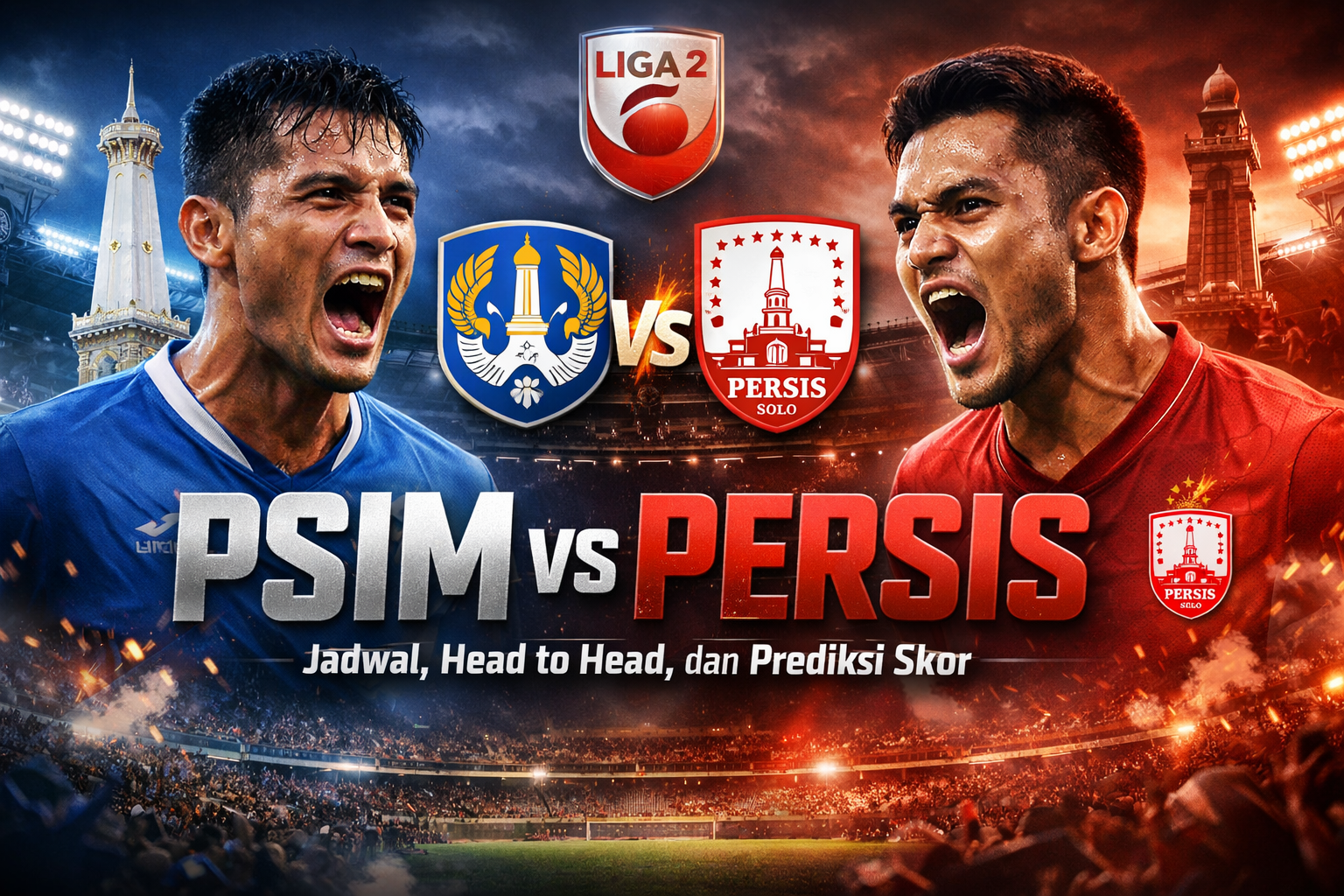 PSIM vs Persis: Jadwal, Head to Head, dan Prediksi Skor