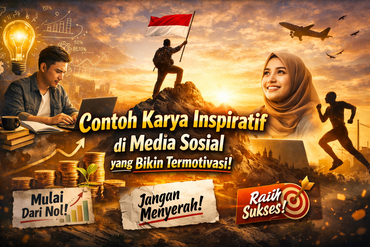 Contoh Karya Inspiratif di Media Sosial yang Bikin Termotivasi