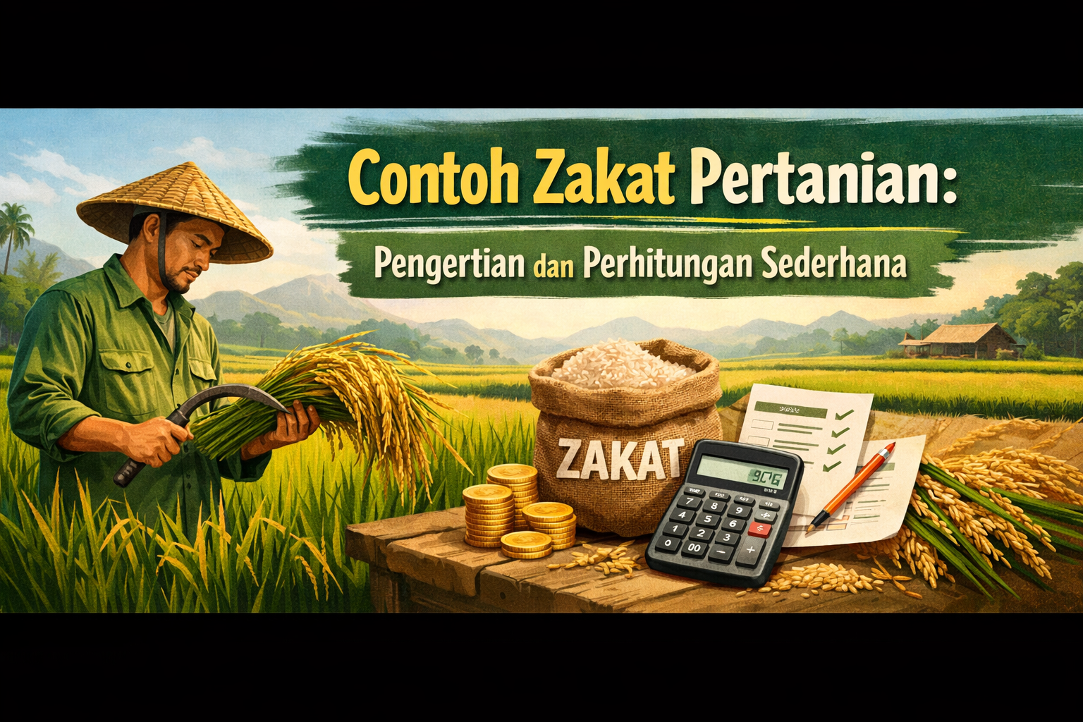 Contoh Zakat Pertanian: Pengertian dan Perhitungan Sederhana
